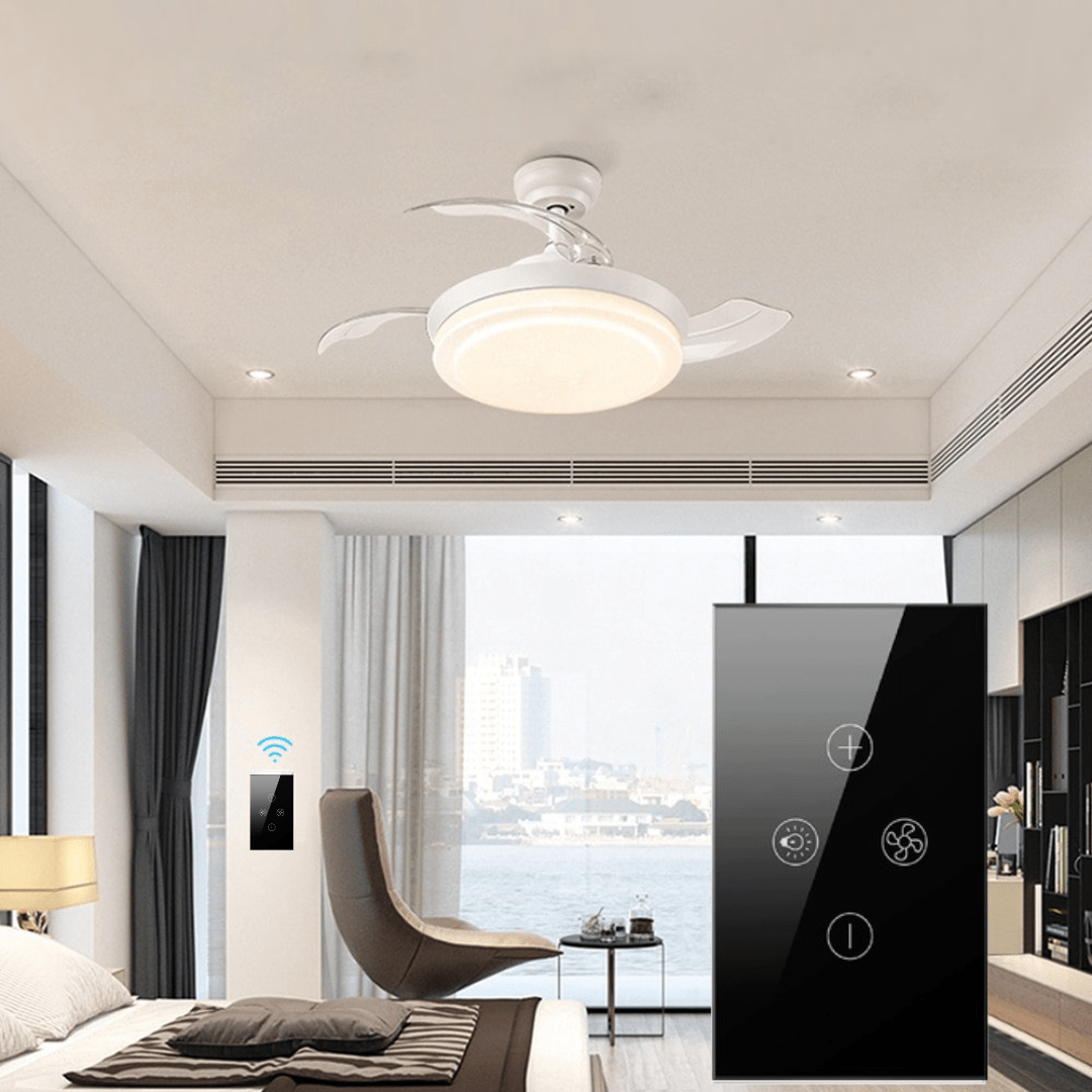 Interruptor Smart Wi-fi Ventilador De Teto E Lâmpada - Alexa Google Home