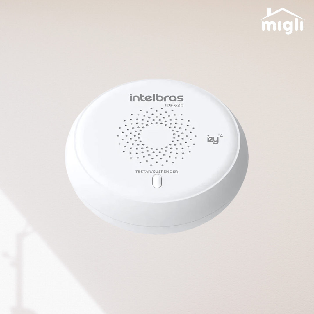Sensor de Fumaça Smart Intelbras