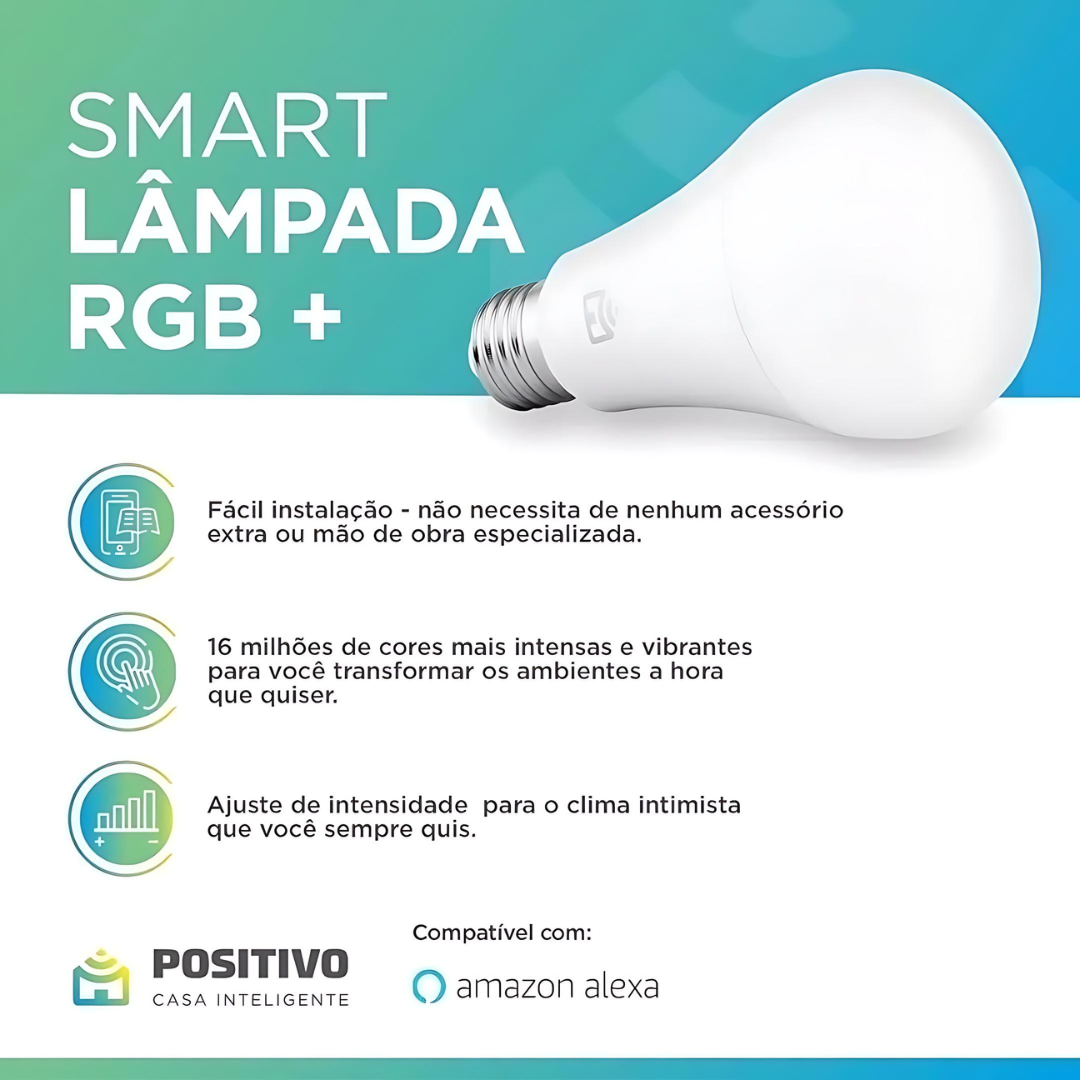 Lâmpada Smart Positivo