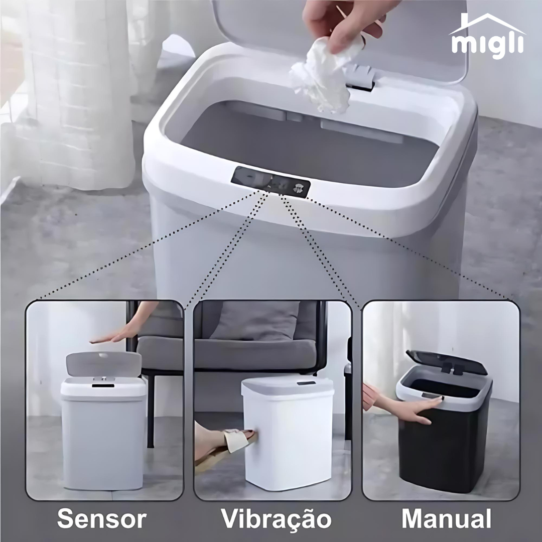 Lixeira Sensor Automática