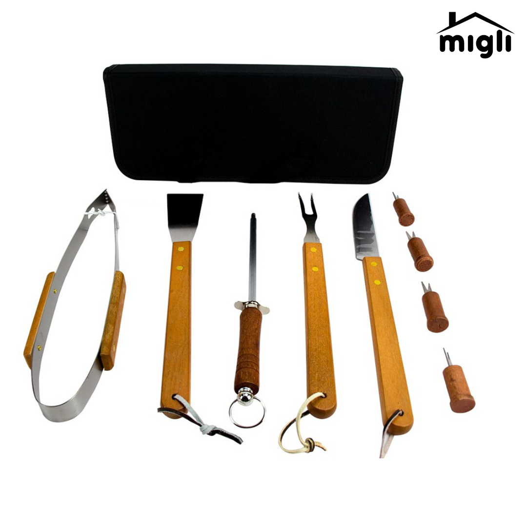 Kit Churrasco 9 Peças