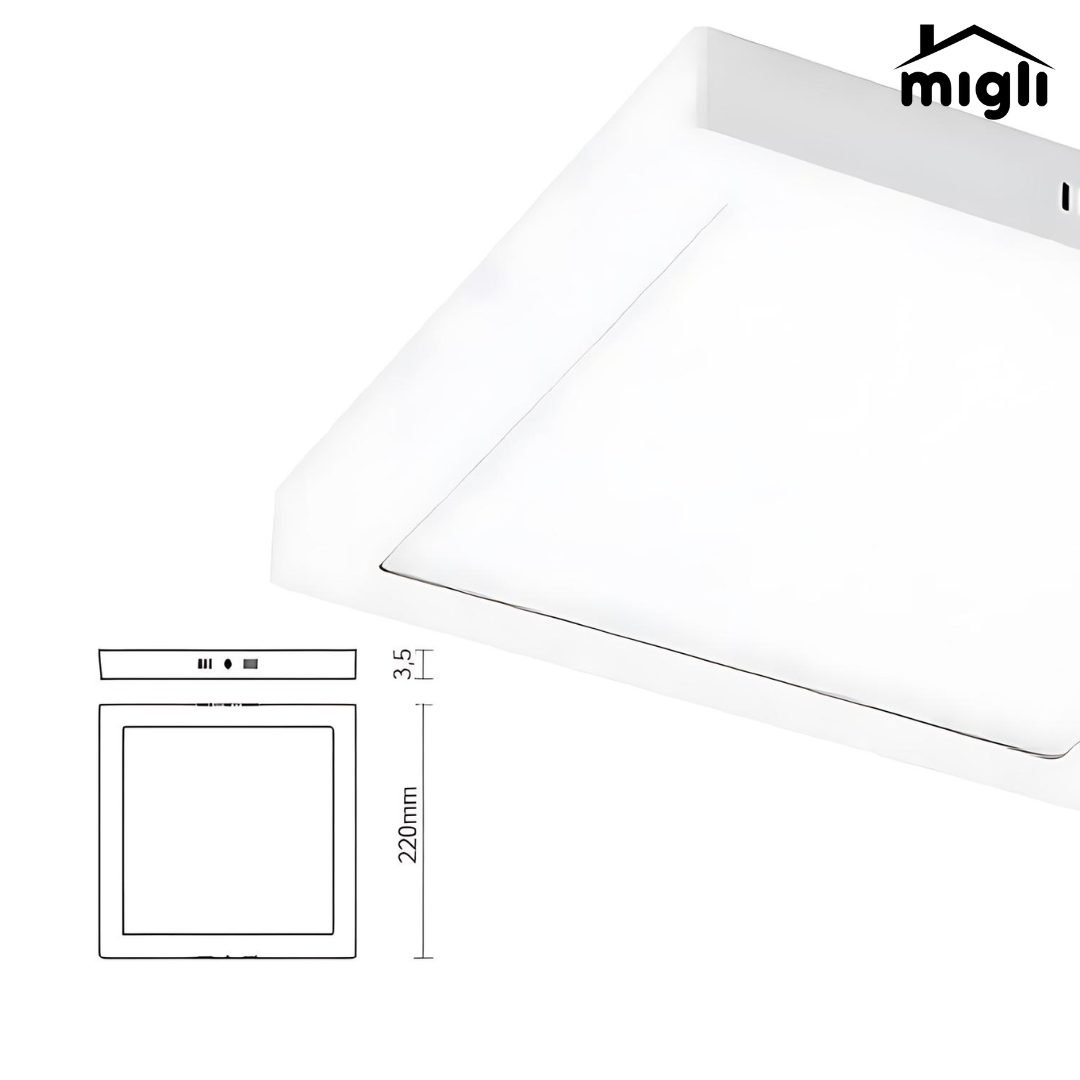 Painel LED Smart Sobrepor de Teto