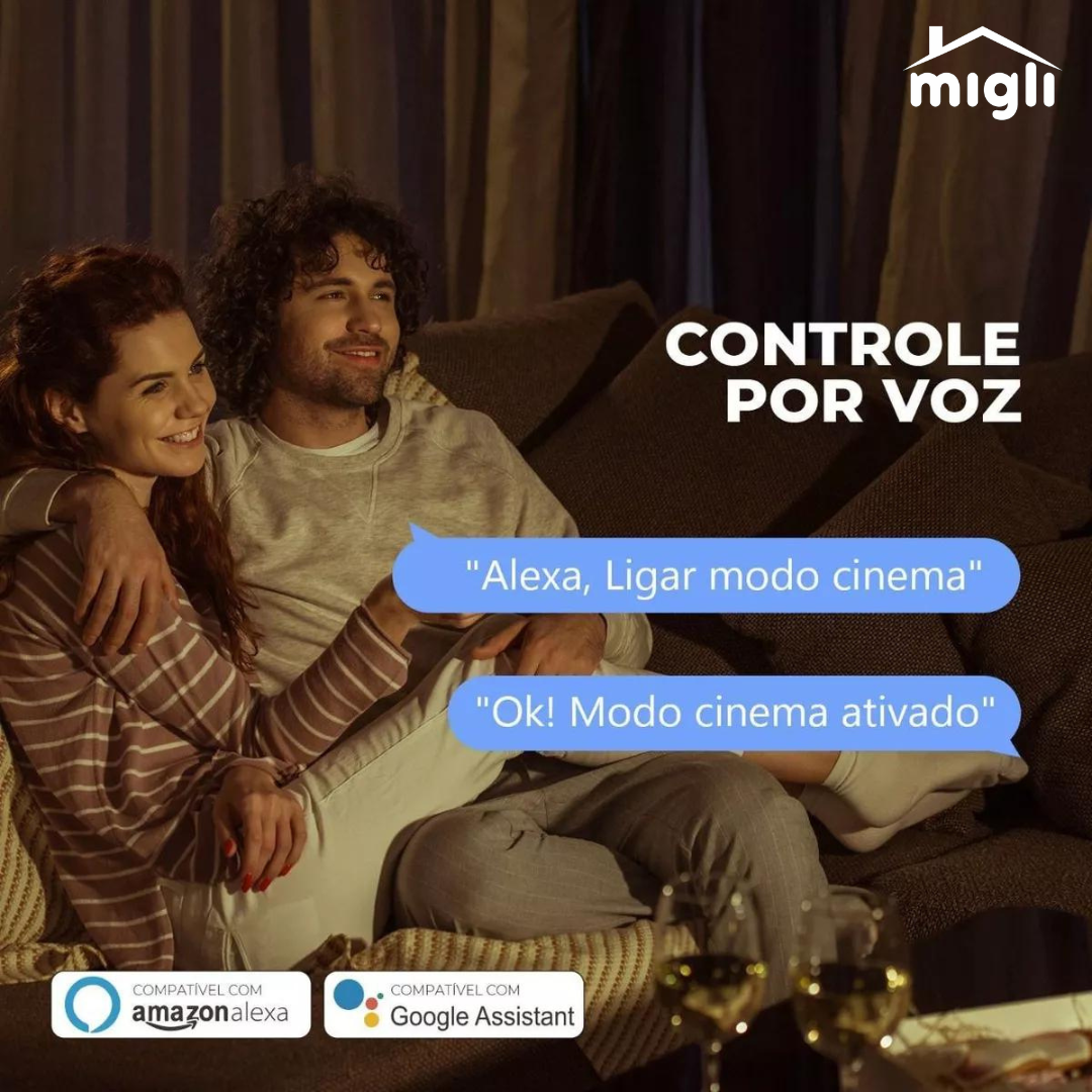 Painel LED Smart Sobrepor de Teto