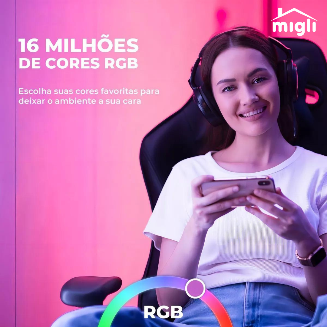 Painel LED Smart Sobrepor de Teto