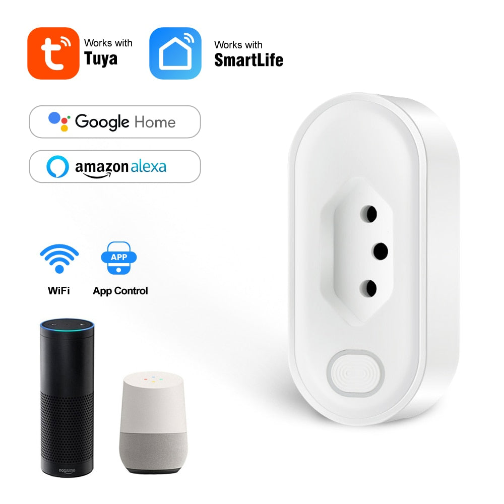 Tomada Inteligente Wifi Smart 16A App - Alexa Google Home
