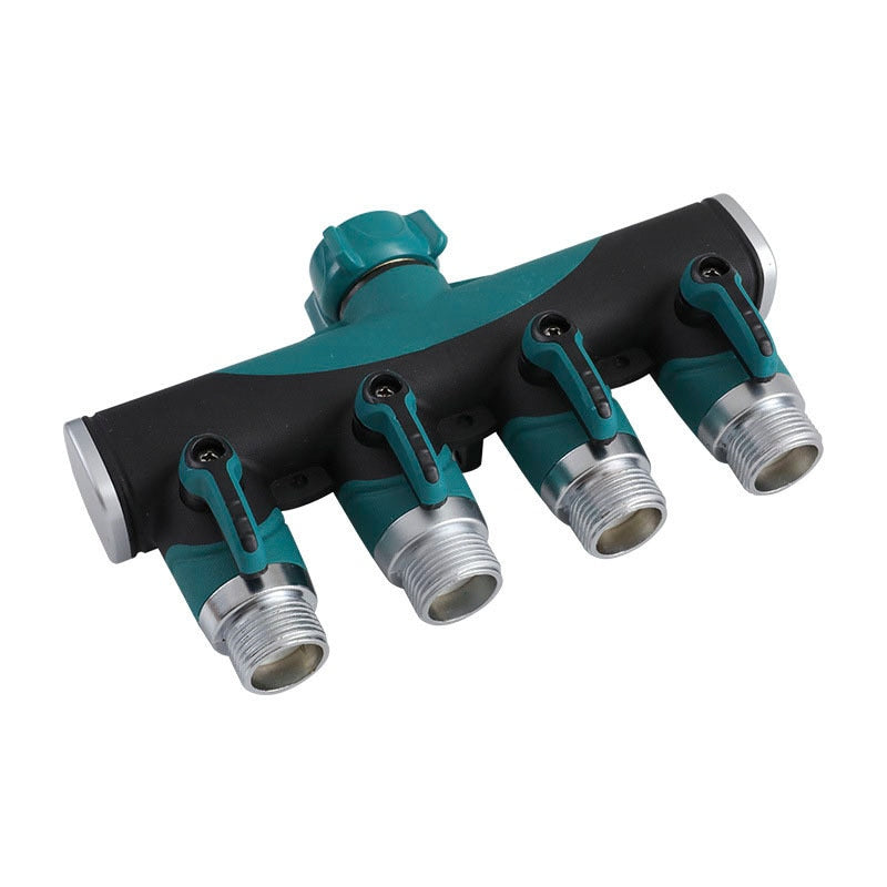 Válvula de Água 4 Vias Para Sistema Inteligente de Irrigação de Jardim